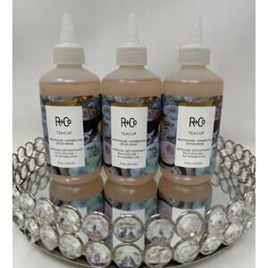 R+Co Teacup Peacholine + Kombucha Detox Rinse, 6 fl. oz. x3 Set